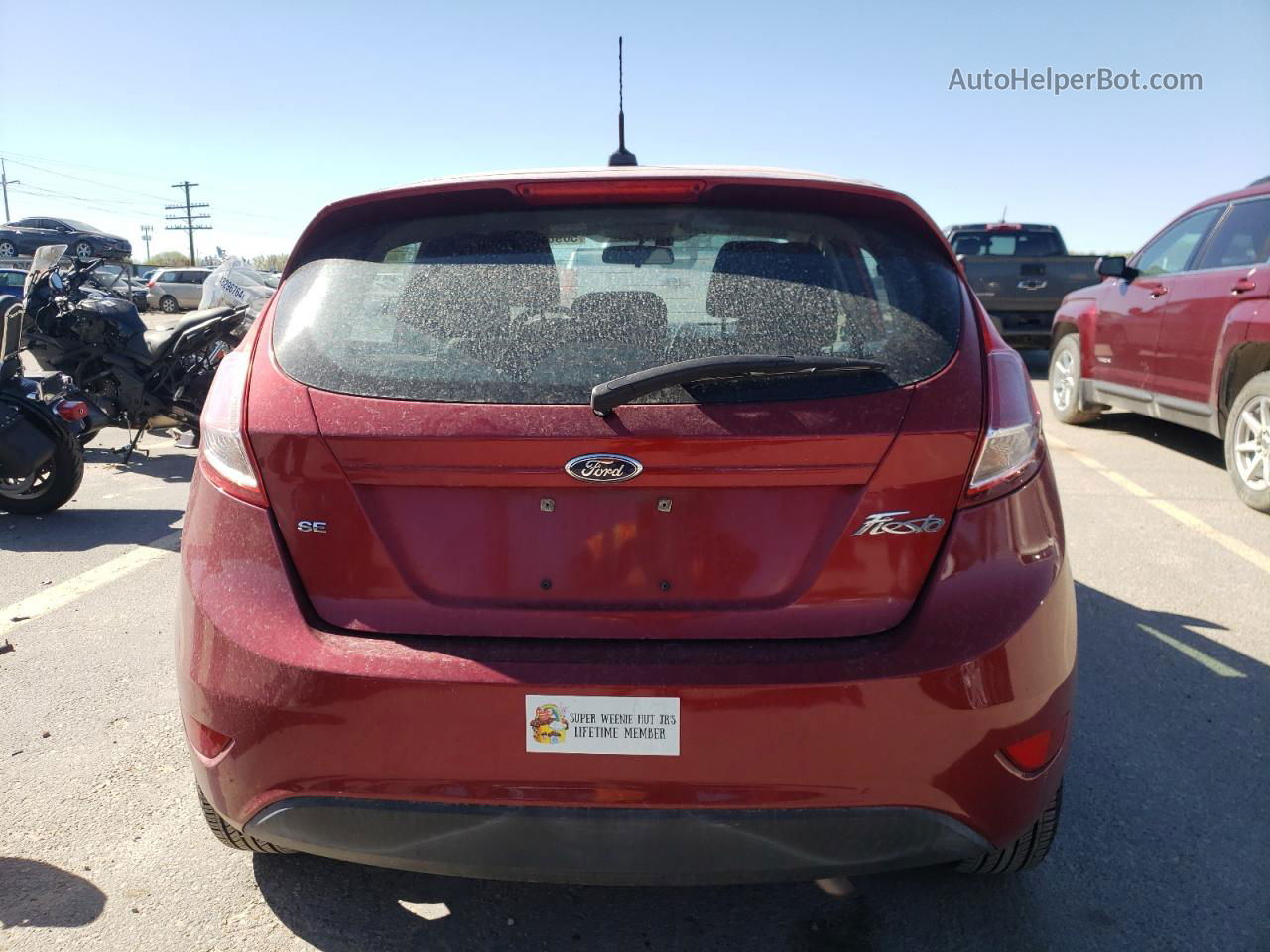 2015 Ford Fiesta Se Red vin: 3FADP4EJ5FM225760