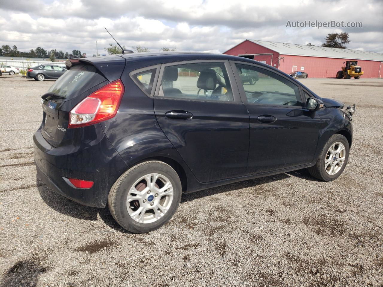 2016 Ford Fiesta Se Черный vin: 3FADP4EJ5GM101277