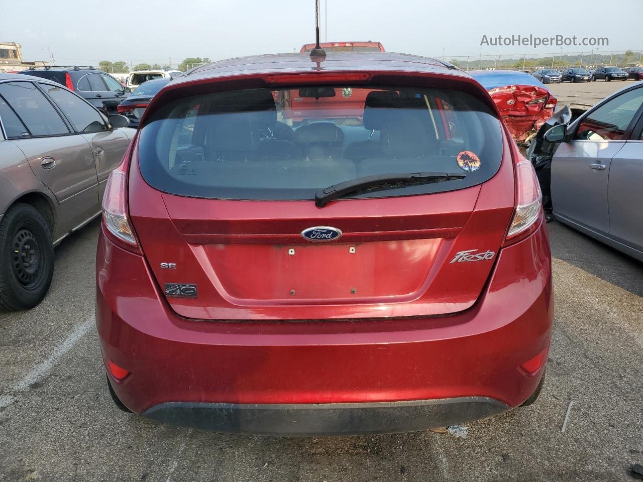 2016 Ford Fiesta Se Red vin: 3FADP4EJ5GM123361