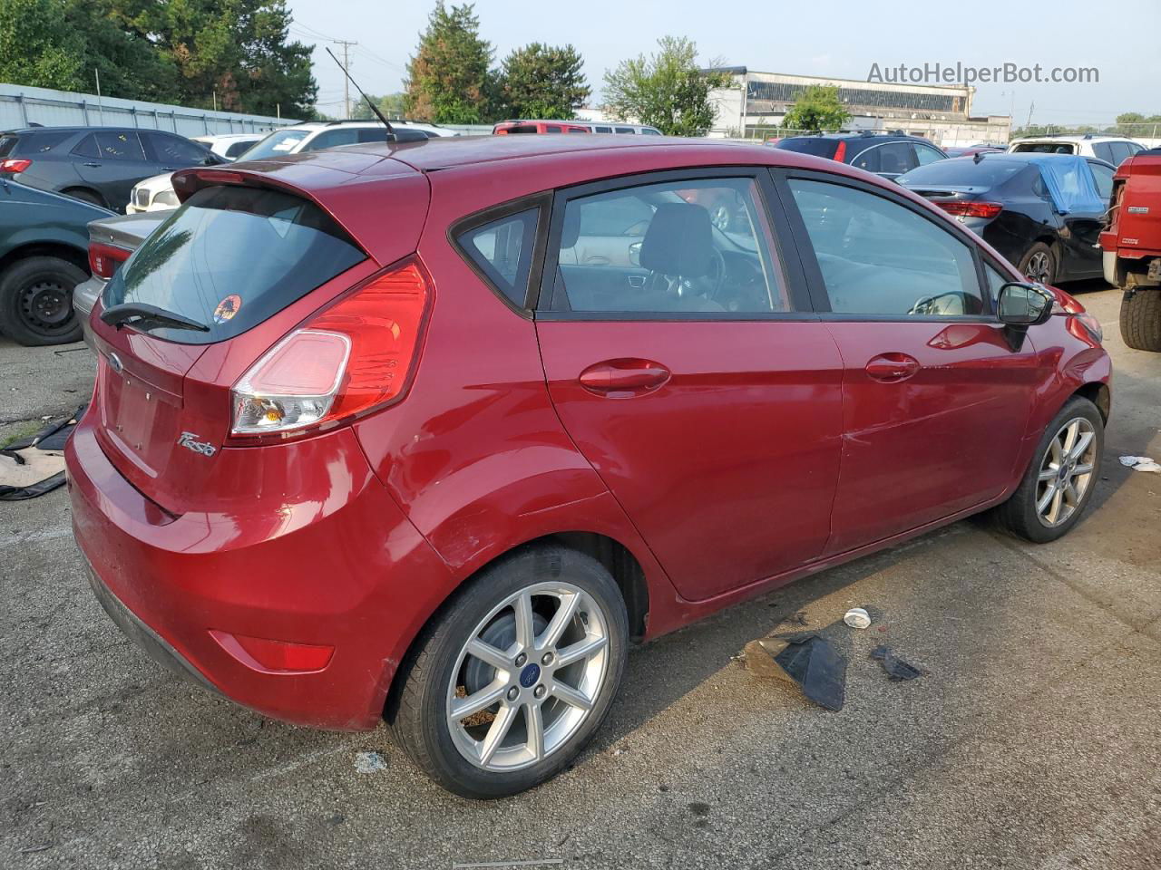 2016 Ford Fiesta Se Red vin: 3FADP4EJ5GM123361