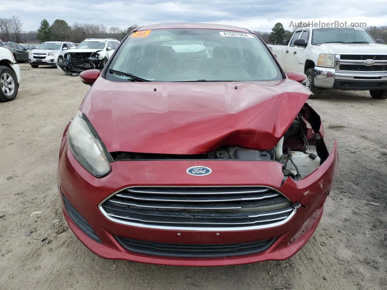 2016 Ford Fiesta Se Red vin: 3FADP4EJ5GM155016