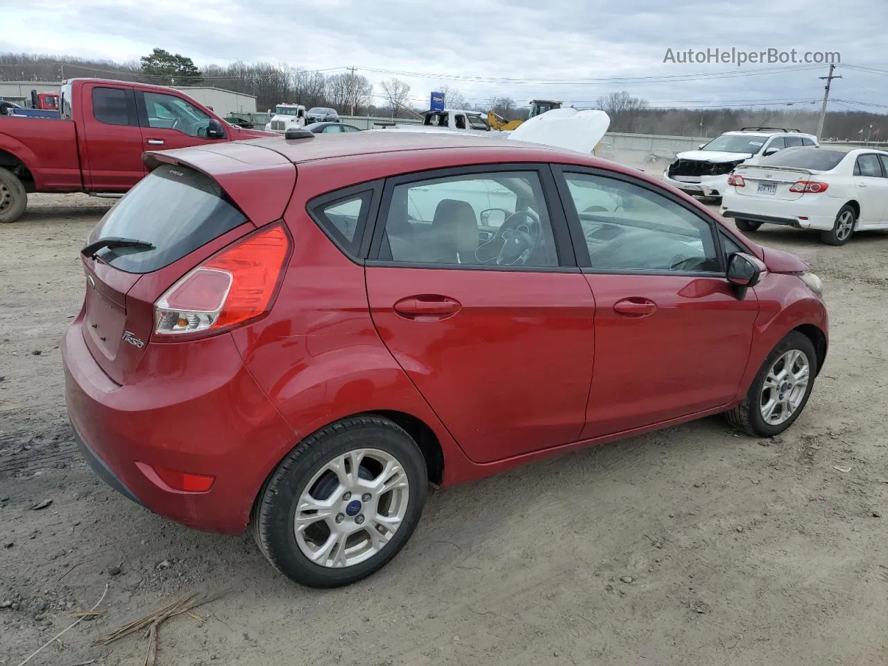 2016 Ford Fiesta Se Red vin: 3FADP4EJ5GM155016