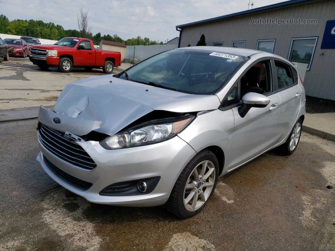 2016 Ford Fiesta Se Silver vin: 3FADP4EJ5GM170311