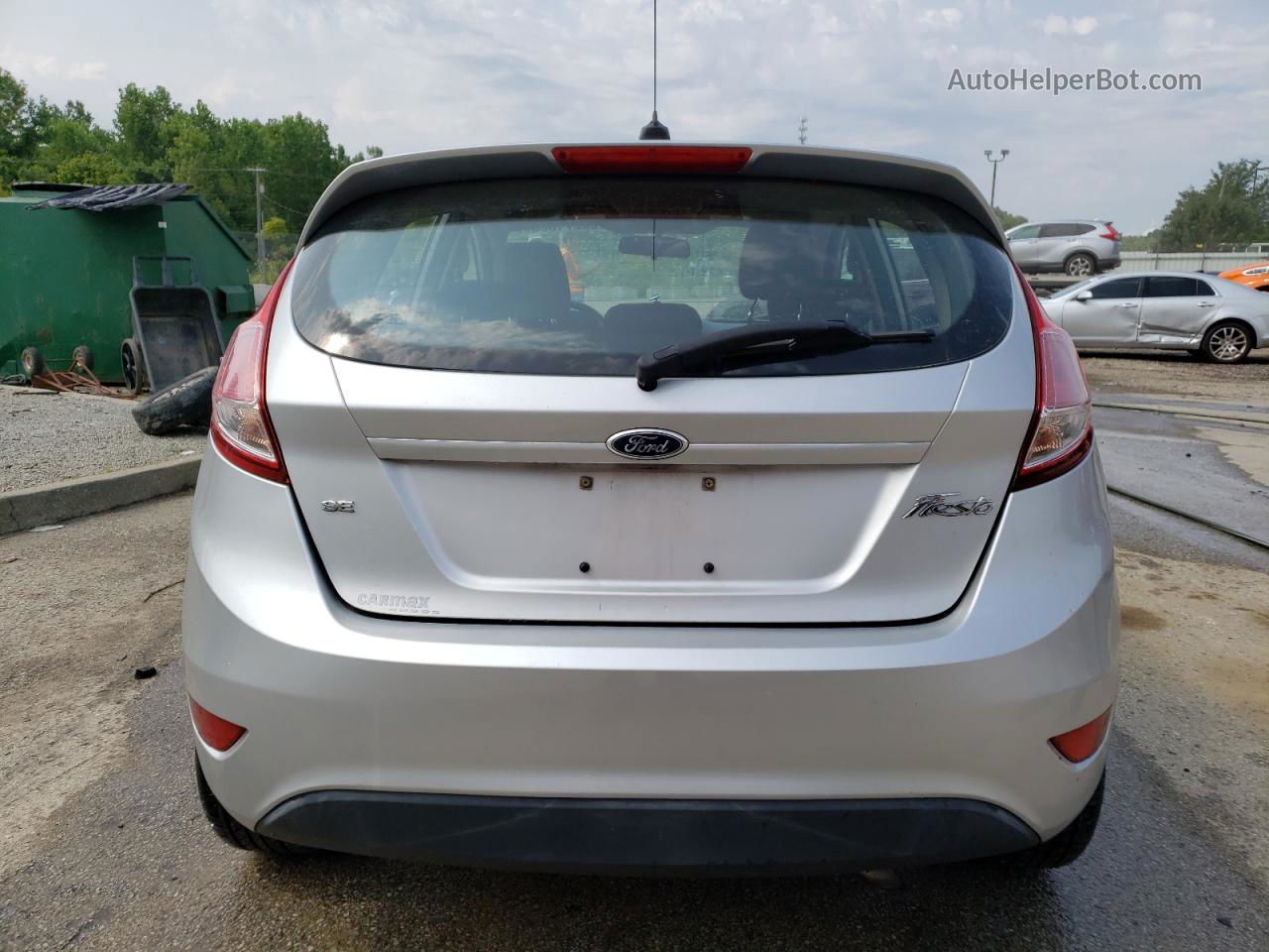 2016 Ford Fiesta Se Silver vin: 3FADP4EJ5GM170311