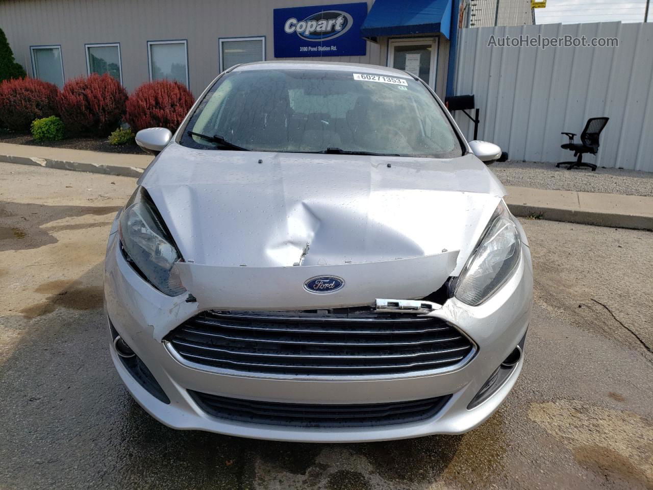 2016 Ford Fiesta Se Silver vin: 3FADP4EJ5GM170311