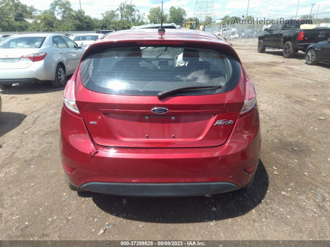 2016 Ford Fiesta Se Красный vin: 3FADP4EJ5GM183138