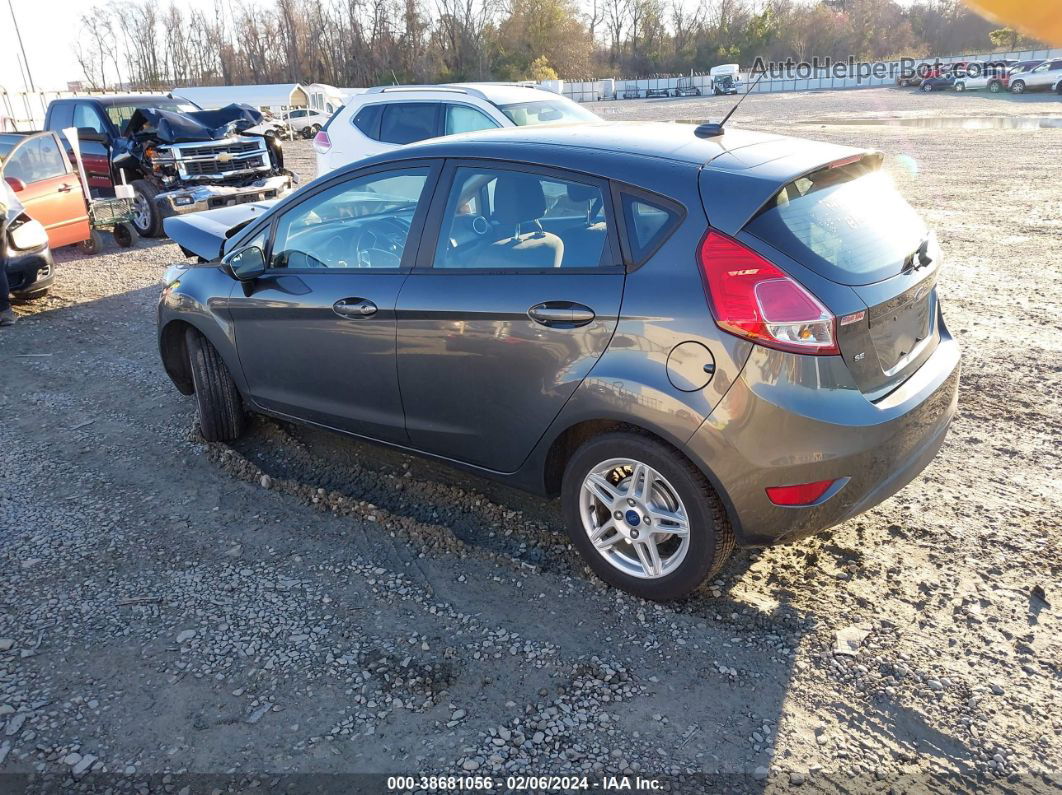 2017 Ford Fiesta Se Gray vin: 3FADP4EJ5HM115388