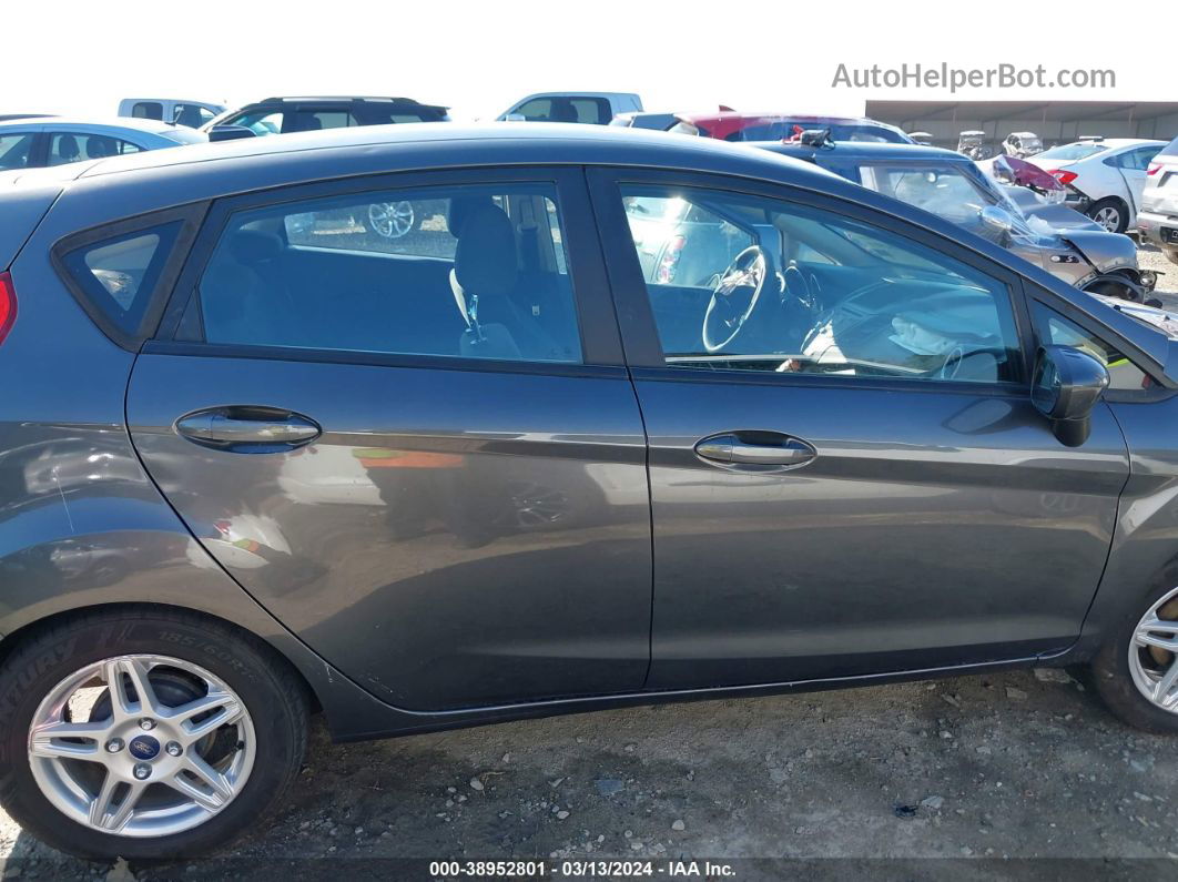 2017 Ford Fiesta Se Gray vin: 3FADP4EJ5HM125385