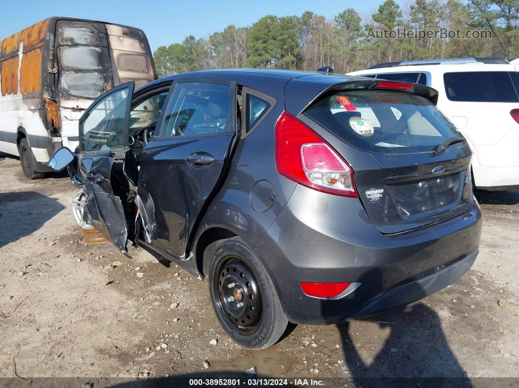 2017 Ford Fiesta Se Gray vin: 3FADP4EJ5HM125385