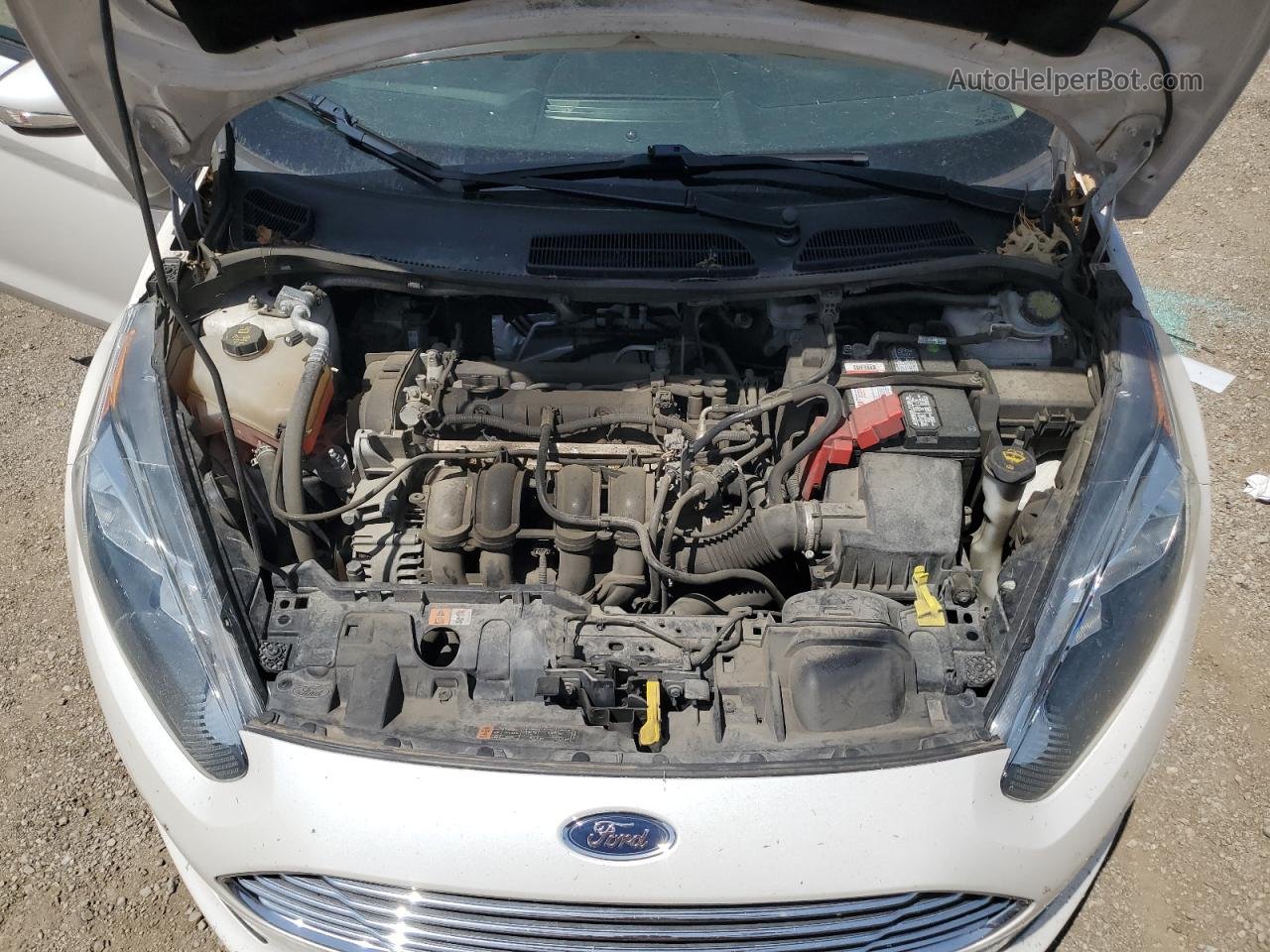 2017 Ford Fiesta Se Белый vin: 3FADP4EJ5HM153235