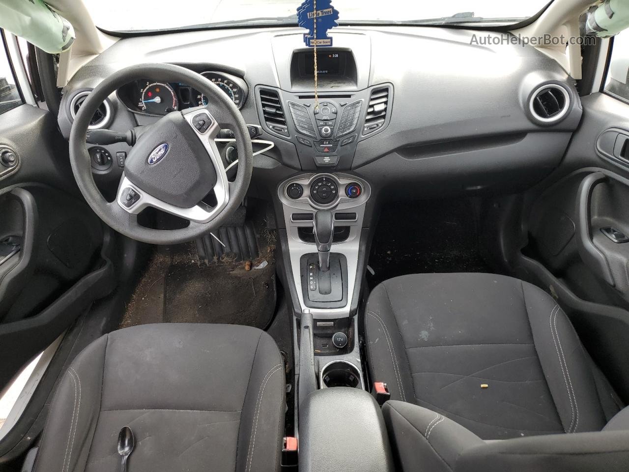 2019 Ford Fiesta Se White vin: 3FADP4EJ5KM103328