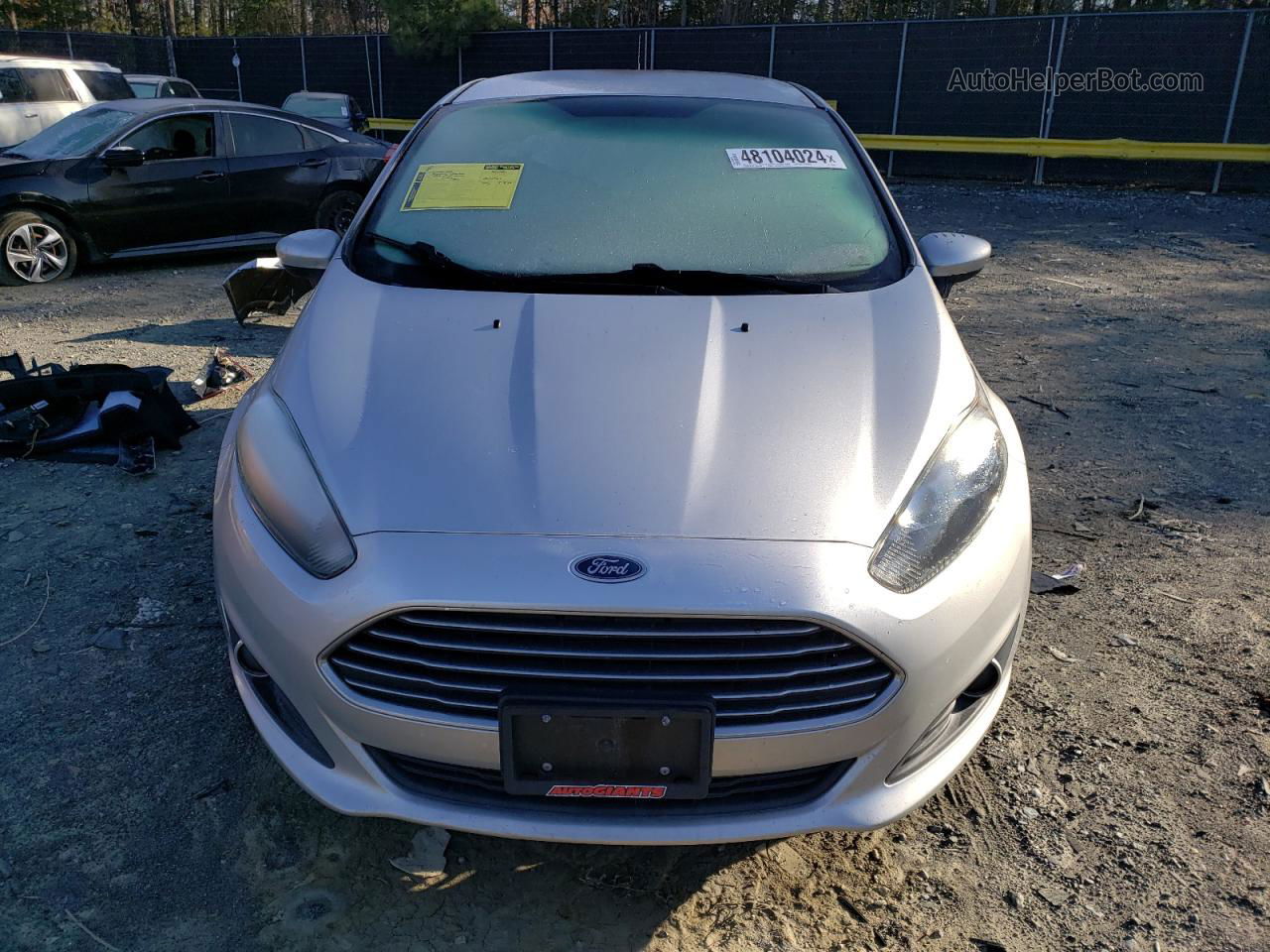 2019 Ford Fiesta Se Silver vin: 3FADP4EJ5KM107038