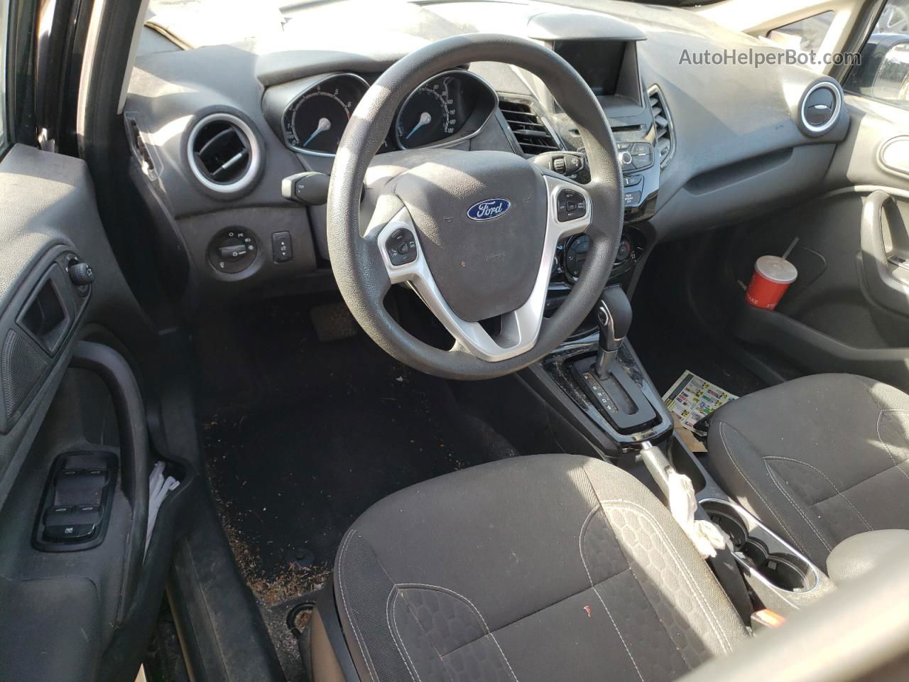 2019 Ford Fiesta Se Black vin: 3FADP4EJ5KM112188