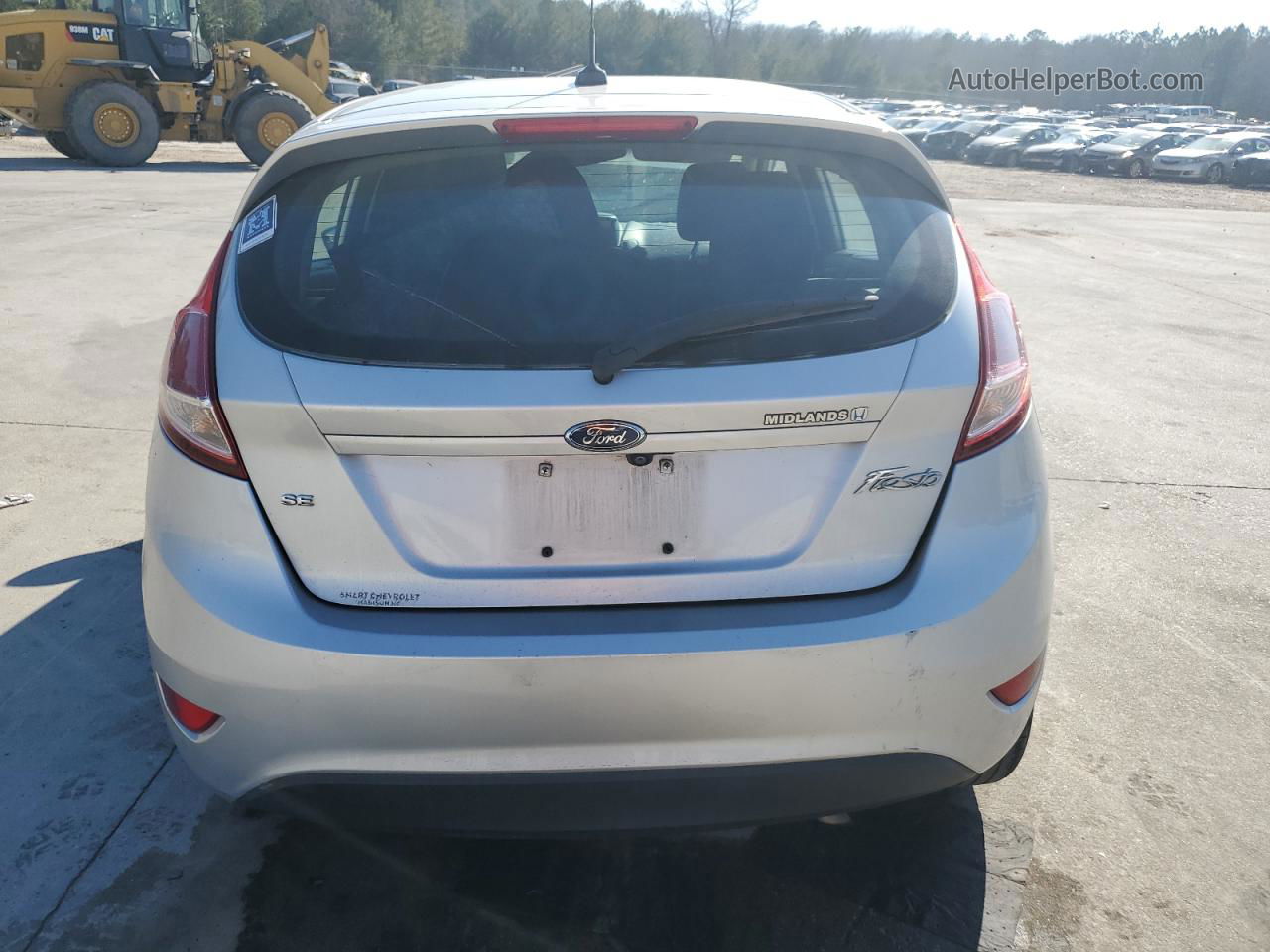 2019 Ford Fiesta Se Серебряный vin: 3FADP4EJ5KM124647