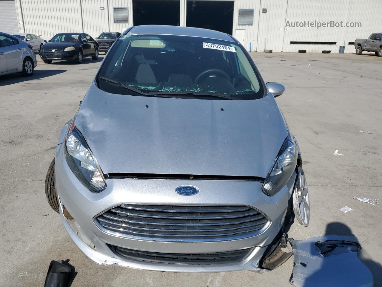 2019 Ford Fiesta Se Silver vin: 3FADP4EJ5KM124647