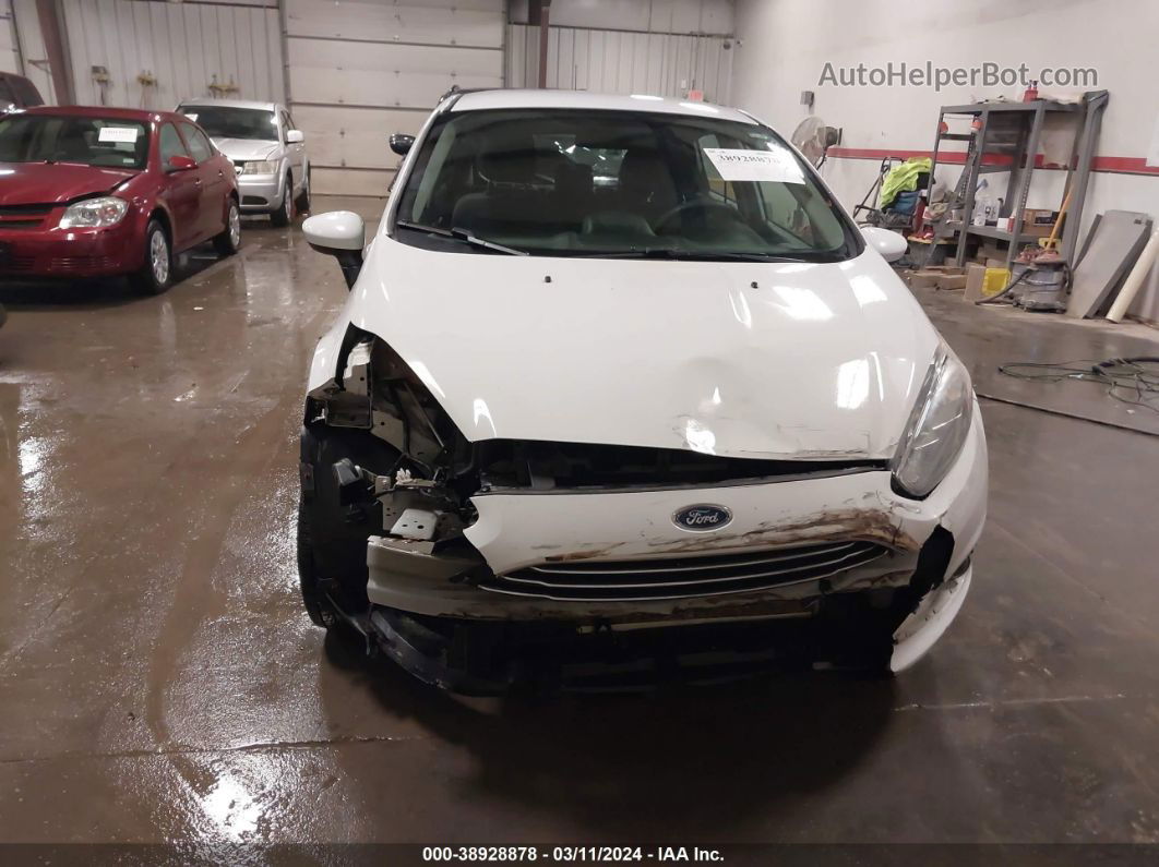 2019 Ford Fiesta Se White vin: 3FADP4EJ5KM143294