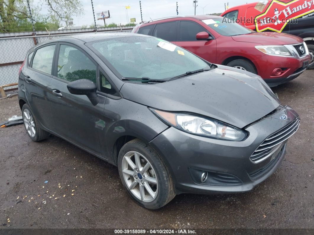 2019 Ford Fiesta Se Gray vin: 3FADP4EJ5KM143652