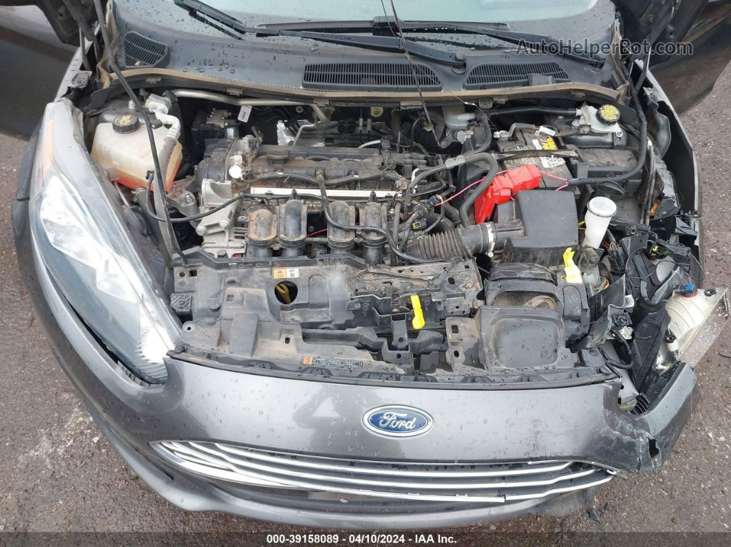 2019 Ford Fiesta Se Gray vin: 3FADP4EJ5KM143652