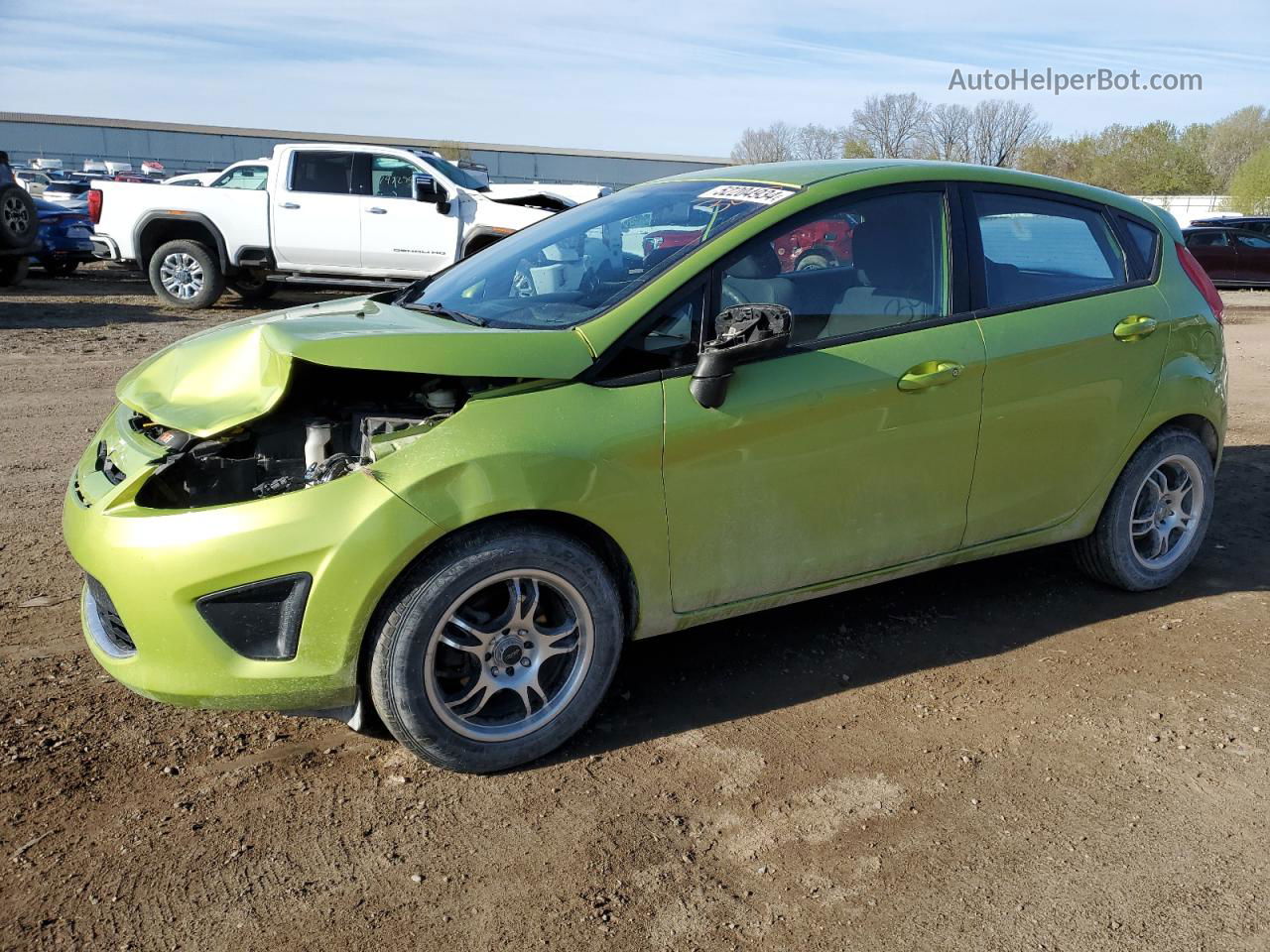 2011 Ford Fiesta Se Green vin: 3FADP4EJ6BM119425