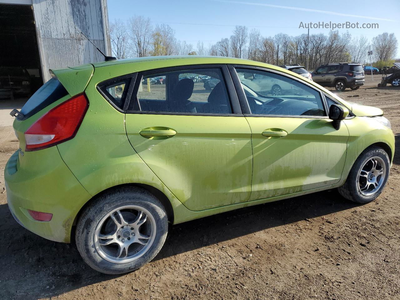 2011 Ford Fiesta Se Green vin: 3FADP4EJ6BM119425