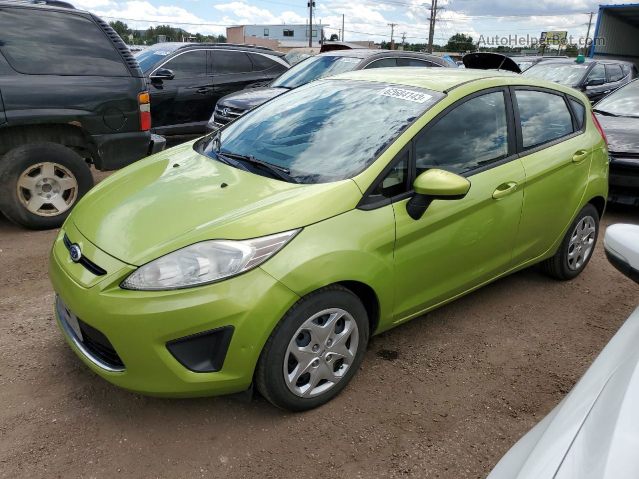 2011 Ford Fiesta Se Green vin: 3FADP4EJ6BM157110