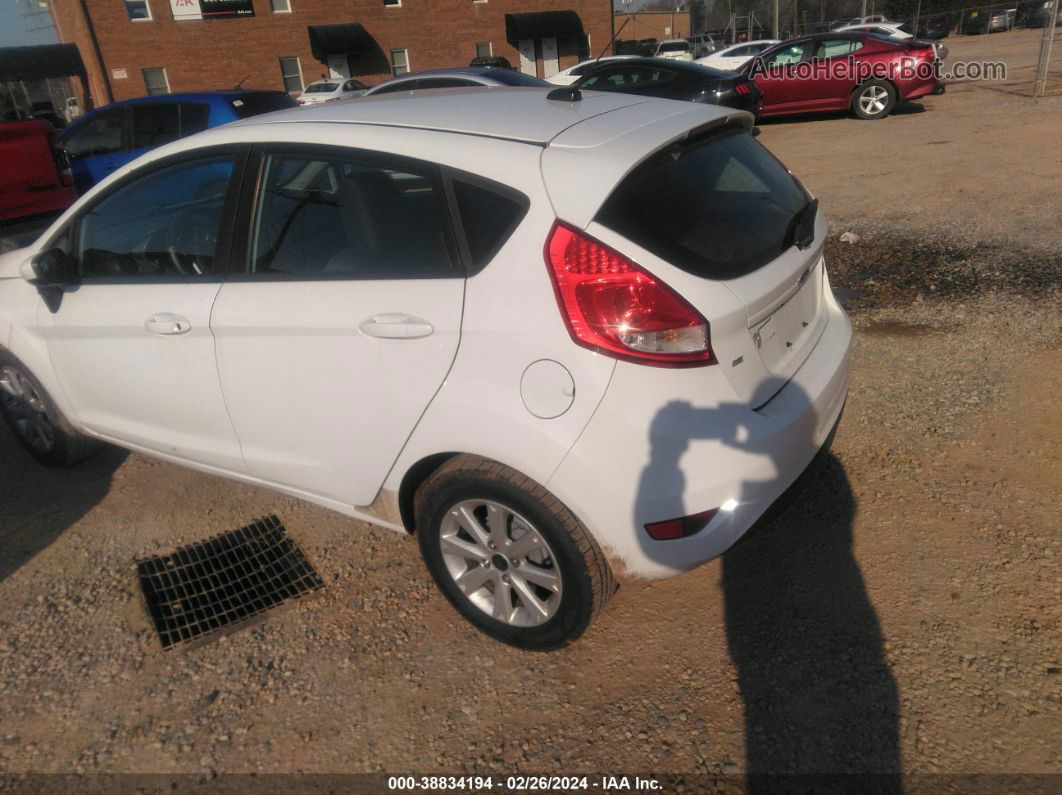 2011 Ford Fiesta Se White vin: 3FADP4EJ6BM200165