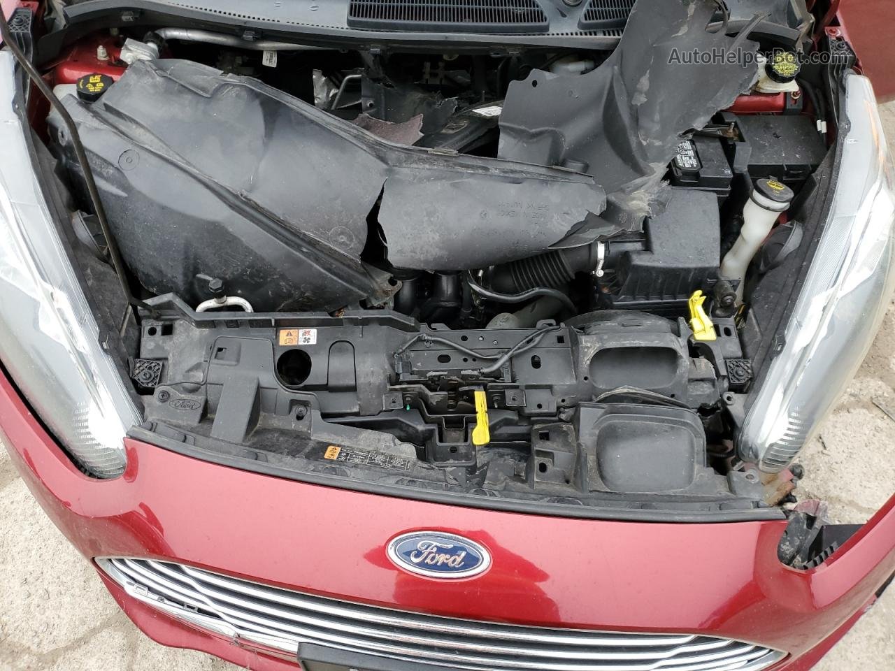 2015 Ford Fiesta Se Red vin: 3FADP4EJ6FM109340