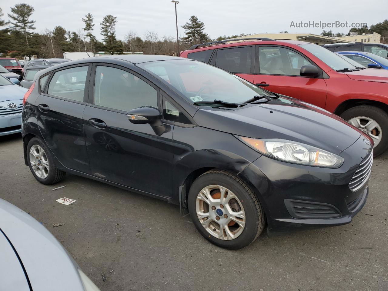 2015 Ford Fiesta Se Black vin: 3FADP4EJ6FM147828