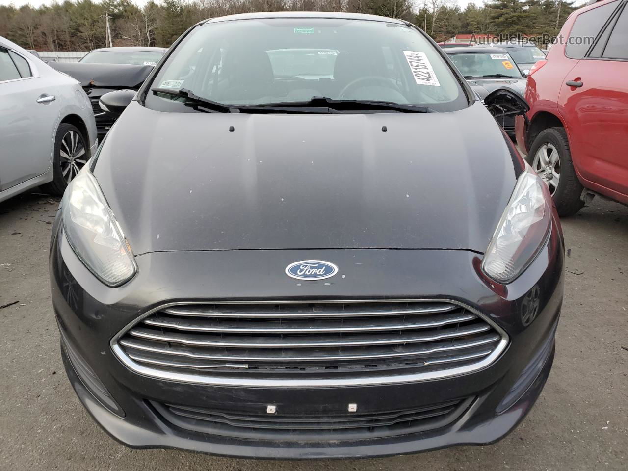 2015 Ford Fiesta Se Black vin: 3FADP4EJ6FM147828