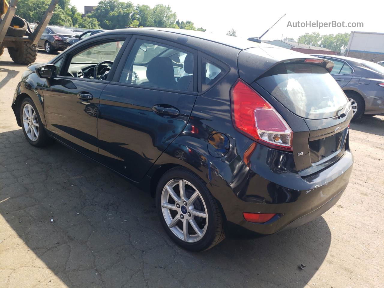 2015 Ford Fiesta Se Black vin: 3FADP4EJ6FM200611