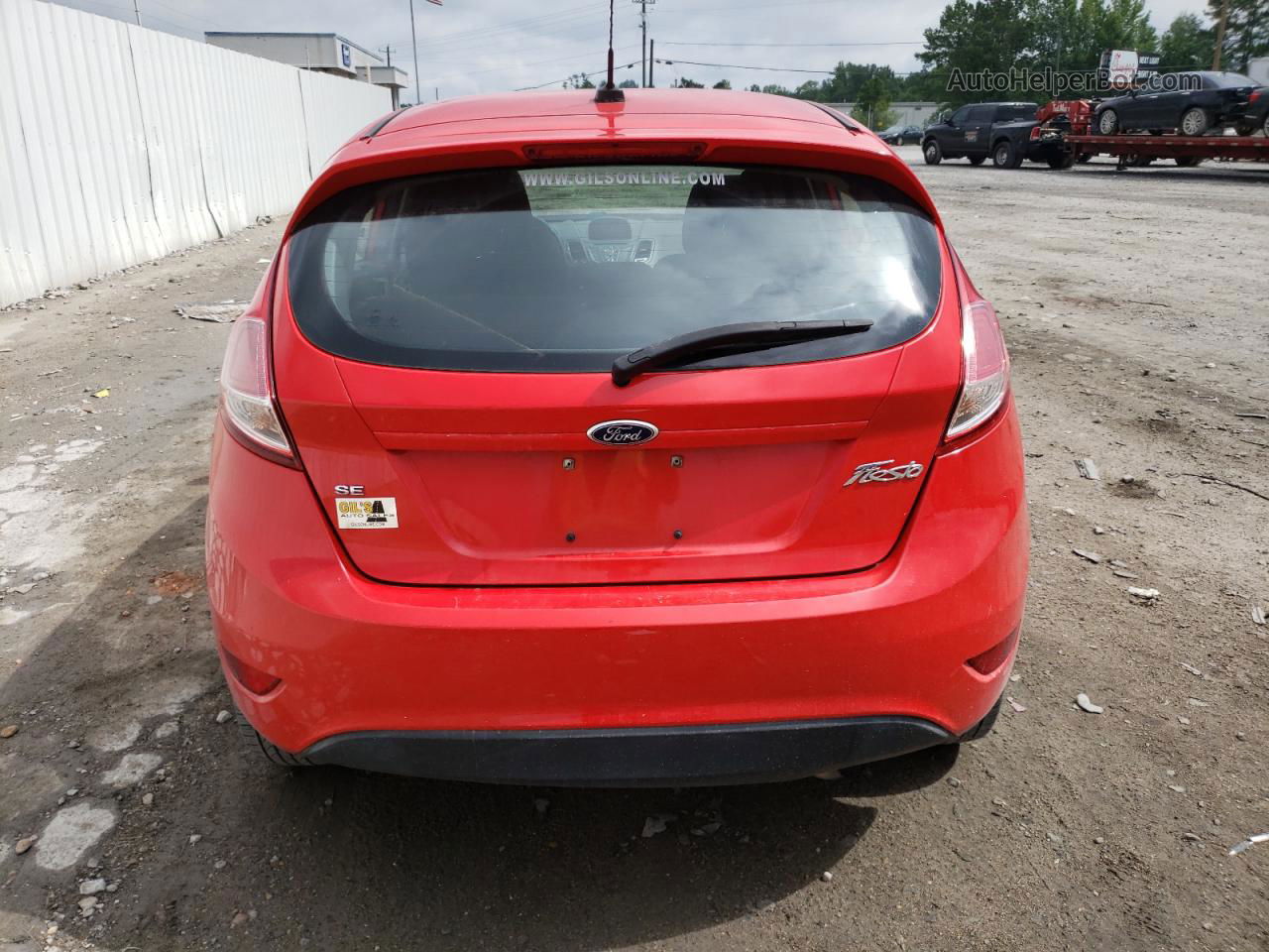 2015 Ford Fiesta Se Red vin: 3FADP4EJ6FM204688