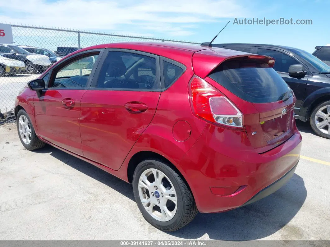 2016 Ford Fiesta Se Red vin: 3FADP4EJ6GM130528