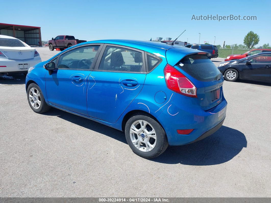 2016 Ford Fiesta Se Blue vin: 3FADP4EJ6GM135955