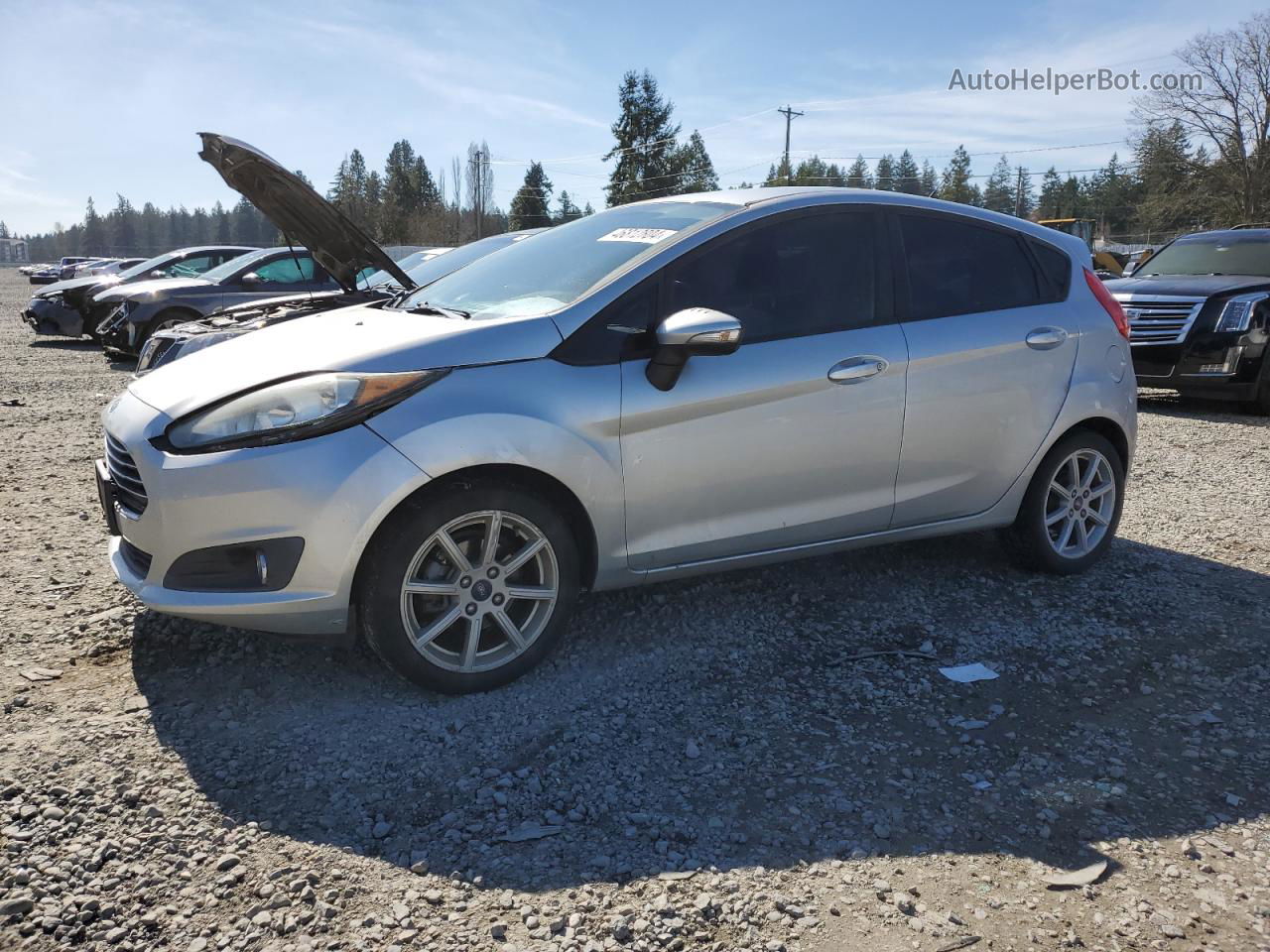 2016 Ford Fiesta Se Silver vin: 3FADP4EJ6GM175324