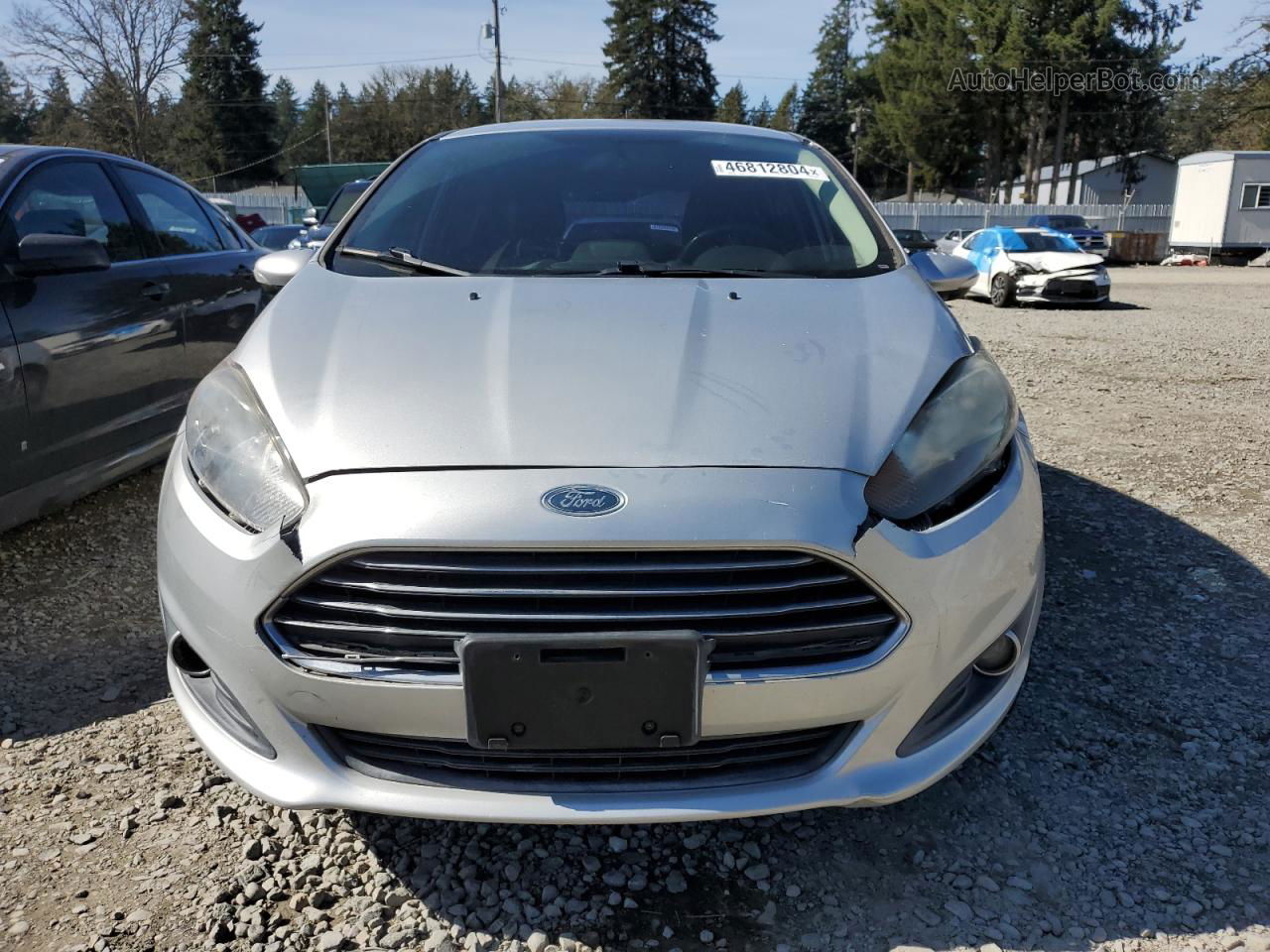 2016 Ford Fiesta Se Silver vin: 3FADP4EJ6GM175324