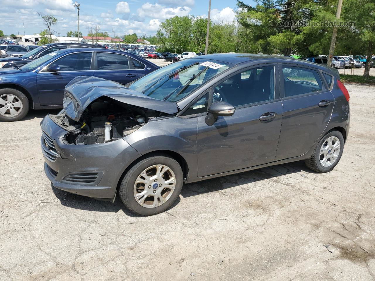 2016 Ford Fiesta Se Charcoal vin: 3FADP4EJ6GM204885