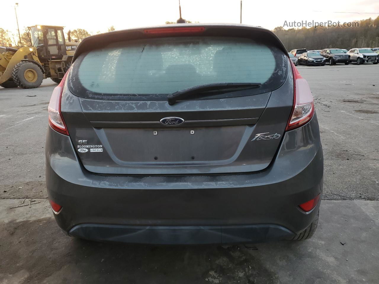 2016 Ford Fiesta Se Серый vin: 3FADP4EJ6GM206569