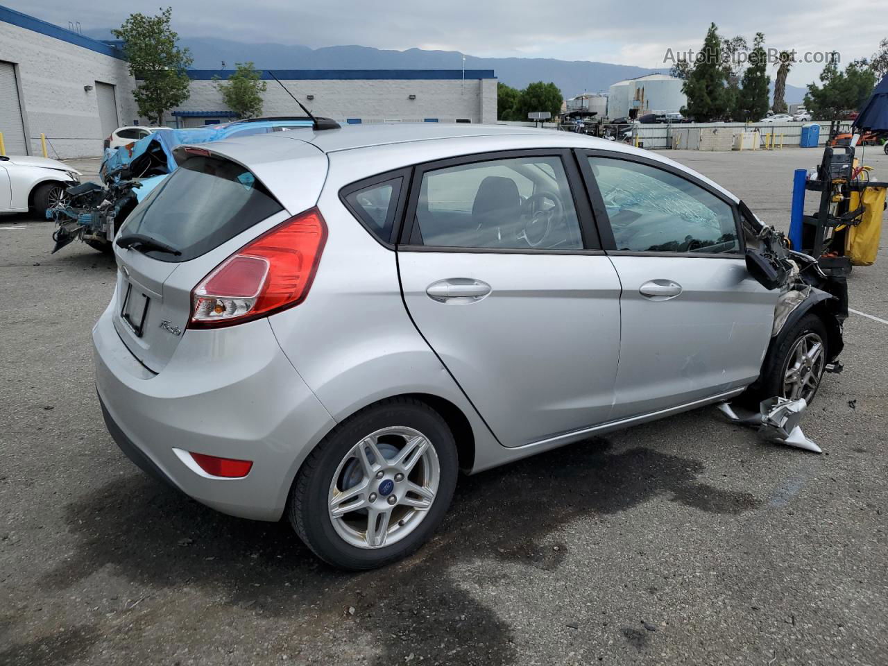 2017 Ford Fiesta Se Silver vin: 3FADP4EJ6HM110443