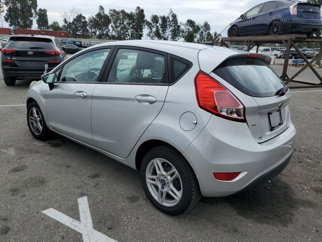 2017 Ford Fiesta Se Silver vin: 3FADP4EJ6HM110443