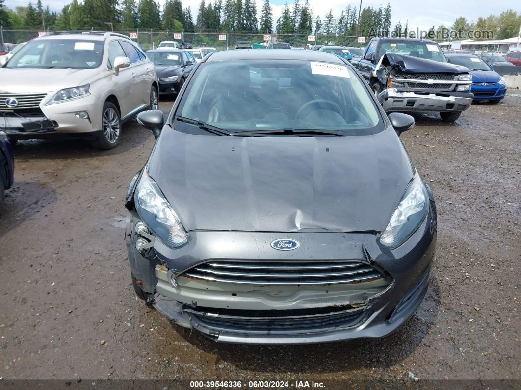 2017 Ford Fiesta Se Gray vin: 3FADP4EJ6HM153518