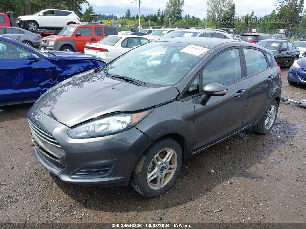 2017 Ford Fiesta Se Gray vin: 3FADP4EJ6HM153518