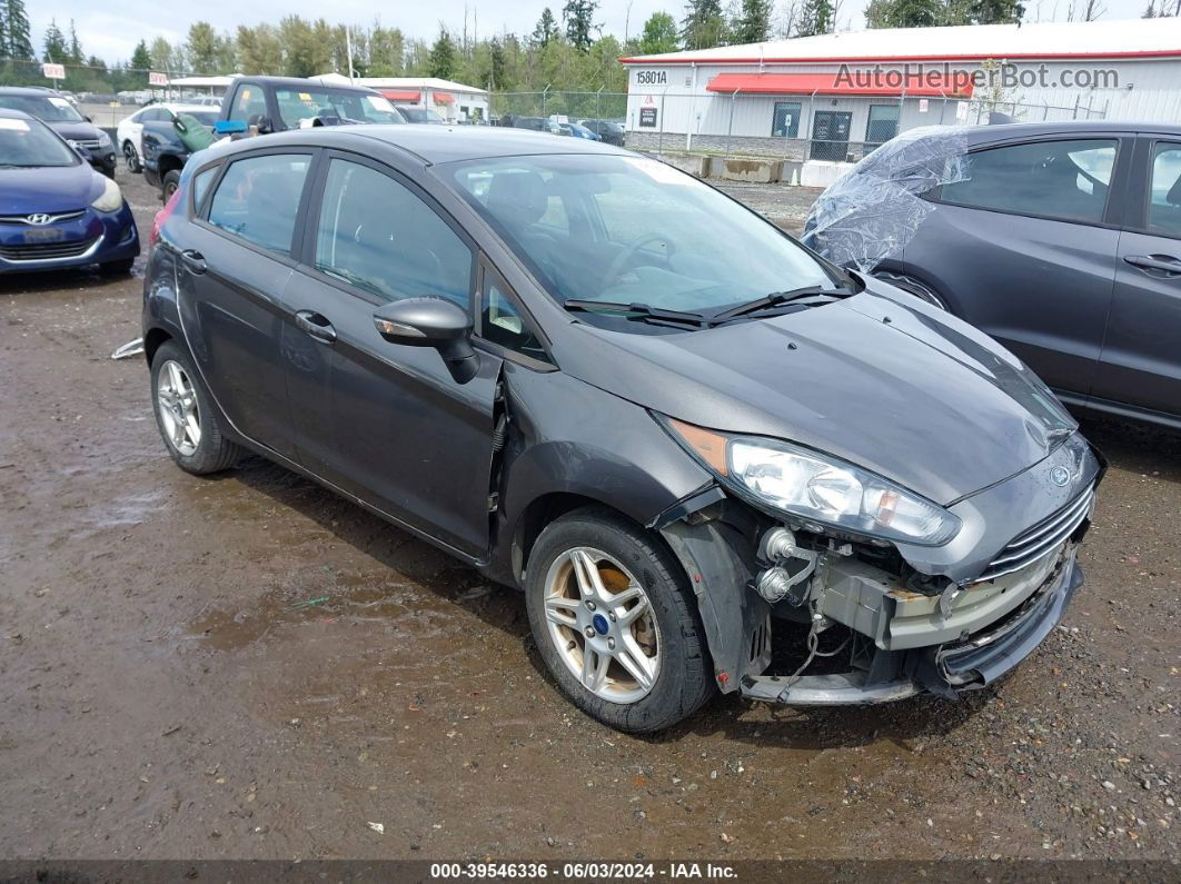 2017 Ford Fiesta Se Gray vin: 3FADP4EJ6HM153518