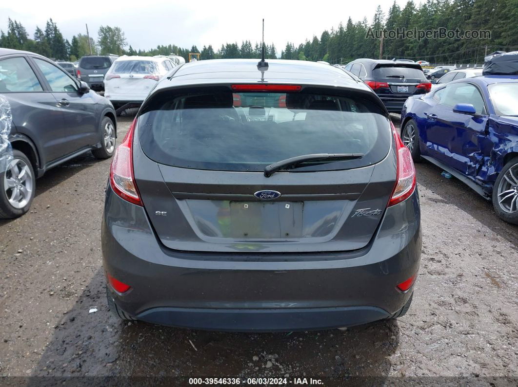 2017 Ford Fiesta Se Gray vin: 3FADP4EJ6HM153518