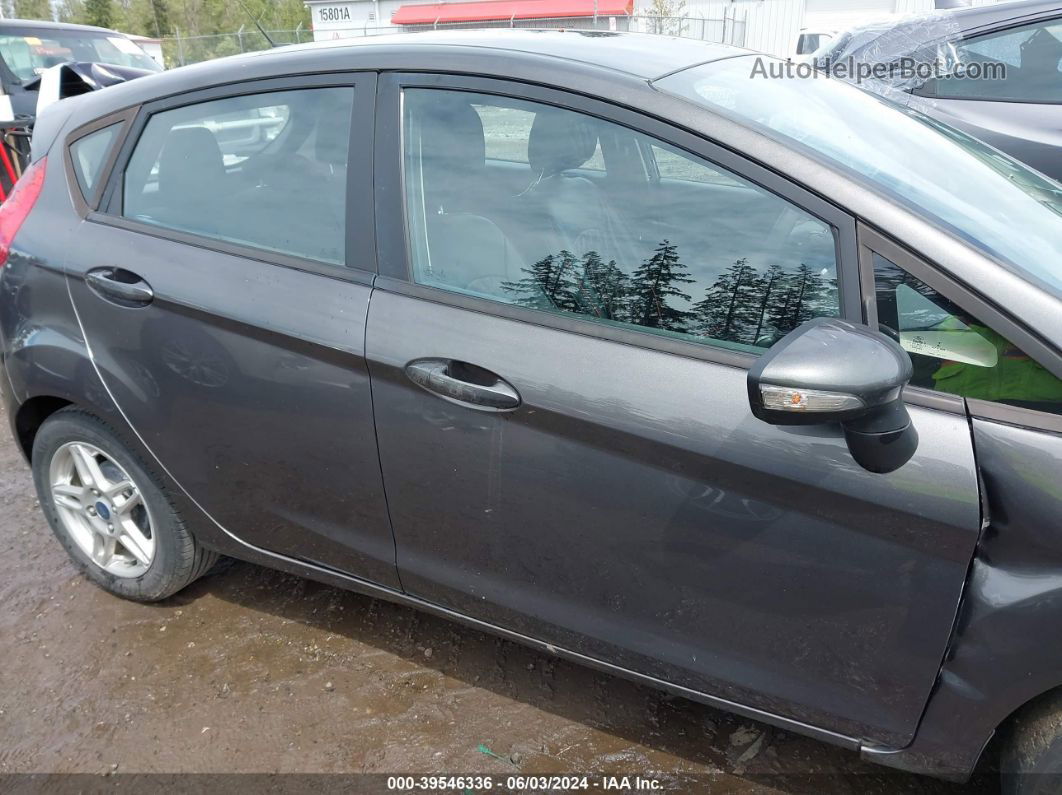 2017 Ford Fiesta Se Gray vin: 3FADP4EJ6HM153518