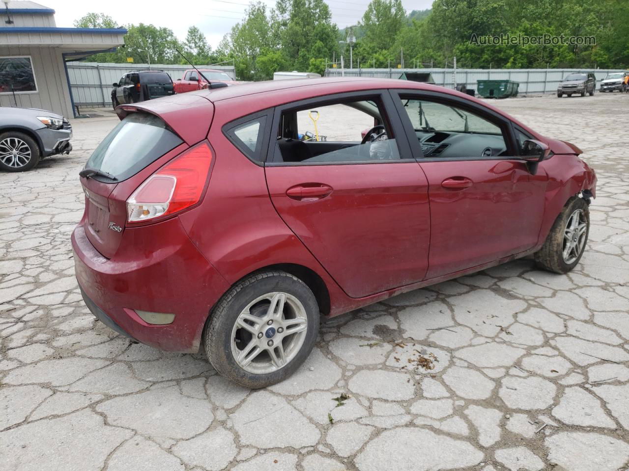 2017 Ford Fiesta Se Red vin: 3FADP4EJ6HM167743