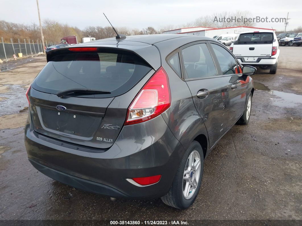 2017 Ford Fiesta Se Gray vin: 3FADP4EJ6HM170013