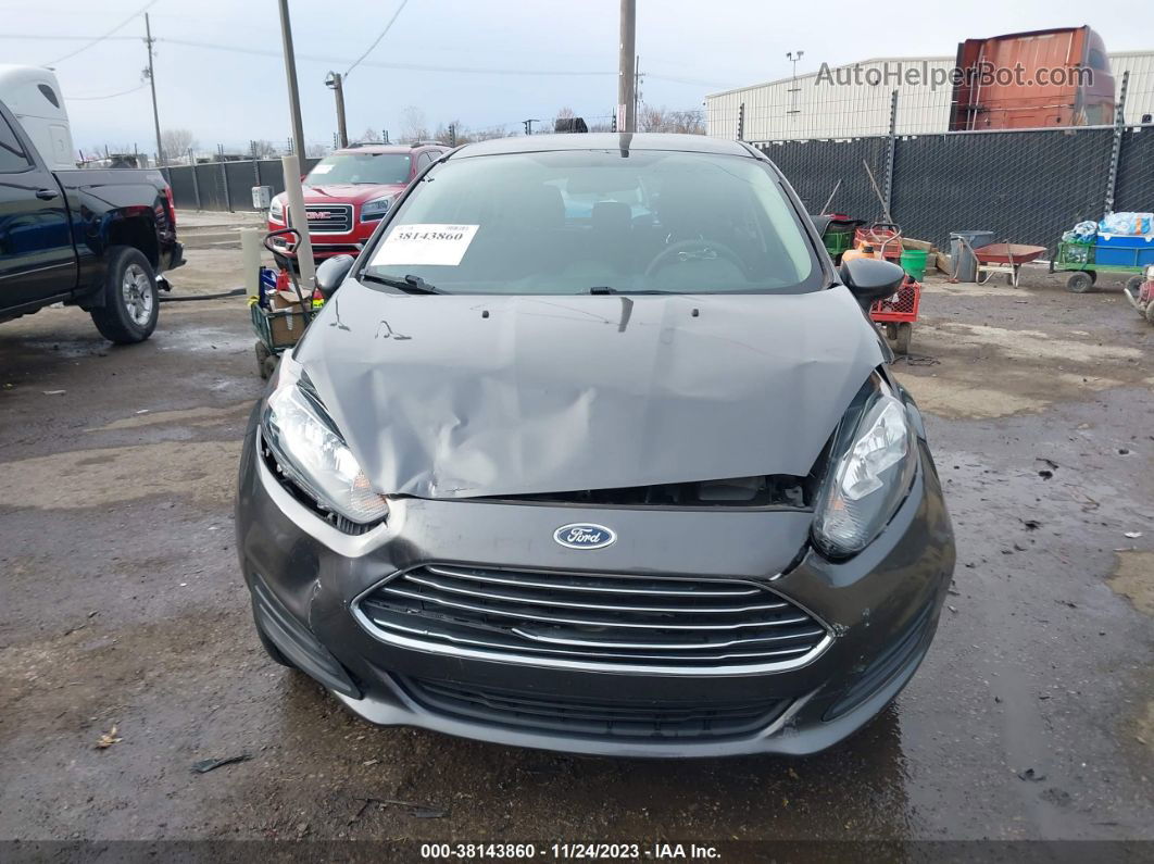 2017 Ford Fiesta Se Gray vin: 3FADP4EJ6HM170013