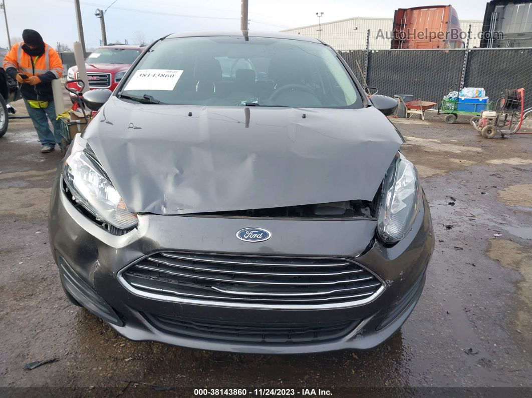 2017 Ford Fiesta Se Gray vin: 3FADP4EJ6HM170013