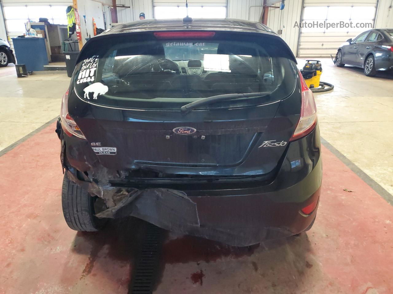 2019 Ford Fiesta Se Black vin: 3FADP4EJ6KM113043