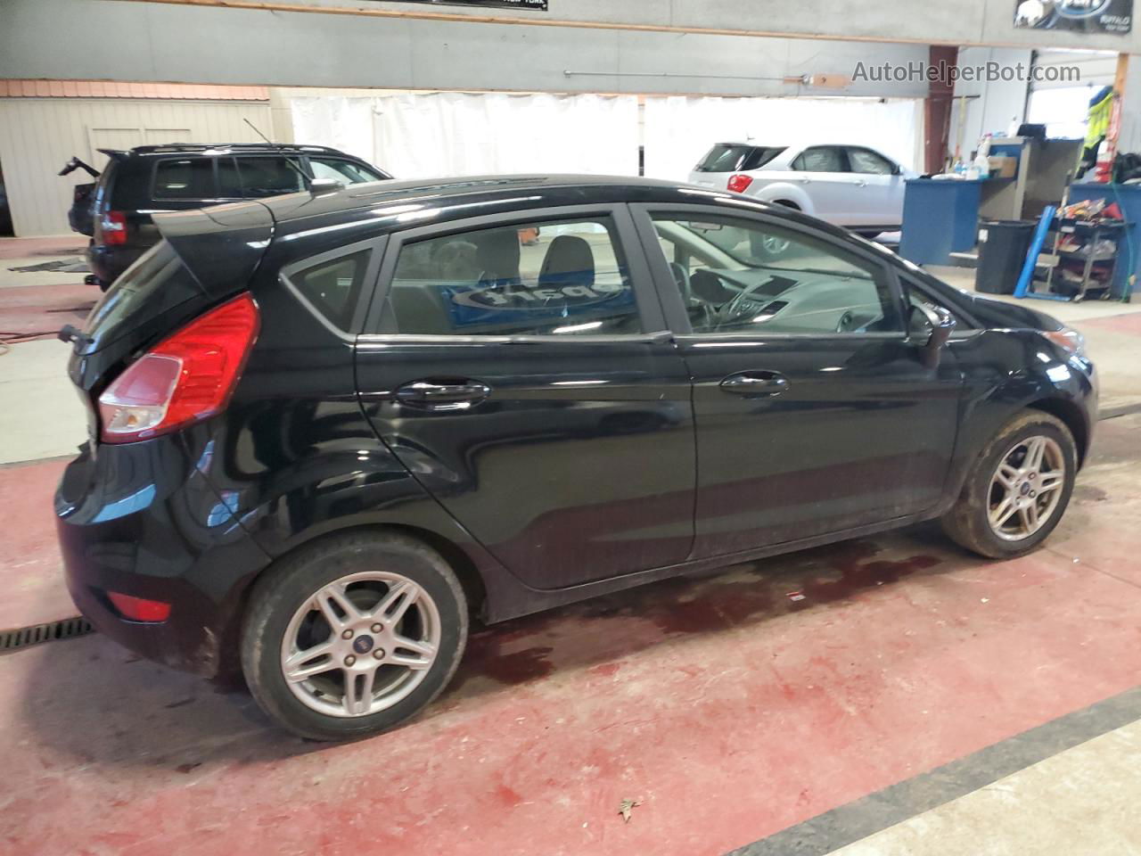 2019 Ford Fiesta Se Black vin: 3FADP4EJ6KM113043